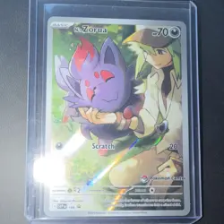 Pokemon TCG N's Zorua 189 Scarlet & Violet Promo Exclusive Holo Pokemon Center - Image 1