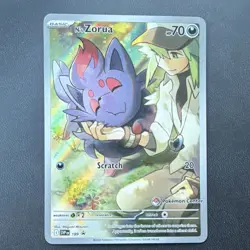 Pokemon TCG N's Zorua 189 Scarlet & Violet Promo Exclusive Holo Pokemon Center - Image 4