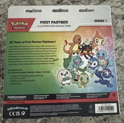 Pokemon TCG First Partner Illustration Collection Series 1 Lot Of 4 Sealed - Image 2