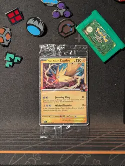 Zapdos 070/182 | Destined Rivals | EB Games Stamped | Pokemon TCG | Unopened - Image 1