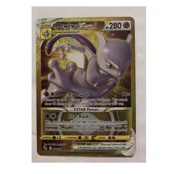 Pokemon Mewtwo VSTAR Secret Rare 086/078 GO Holo Vstar HP 280 Psychic TCG - Image 1