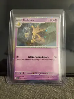 Kadabra - Pokemon - 151 EX Box (Alakazam EX) - #064 (Cosmos Holo) - Image 1