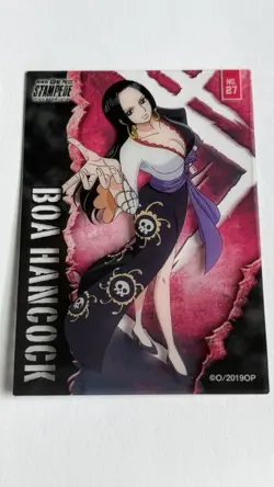 One Piece Boa Hancock Clear Card Collection Stampede Carddass Rare Card NM - Image 1