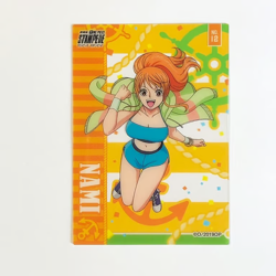S4606 Super Rare Nami No.12 One piece Movie Stampede Clear Card Japanese F08 - Image 1