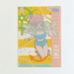 S4606 Super Rare Nami No.12 One piece Movie Stampede Clear Card Japanese F08 - Image 2