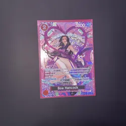 Bandai One Piece Boa Hancock OP12-014 Full Art Holo SP Character Card MINT - Image 1