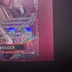 Bandai One Piece Boa Hancock OP12-014 Full Art Holo SP Character Card MINT - Image 3
