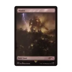 WOTC MtG Magic the Gathering Wastes (704) - Full Art (R) (Foil) NM - Image 1