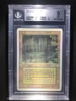MTG Revised BAYOU Dual Land BGS 9 QUAD ++ w/2 9.5's - Image 1