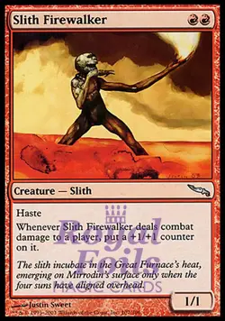 Slith Firewalker 2x FOIL MDN MTG Mirrodin Uncommon MINT red - Image 1