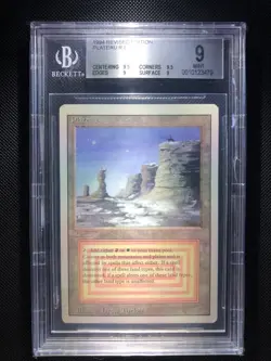MTG Revised PLATEAU Dual Land BGS 9 QUAD ++ w/2 9.5's - Image 1