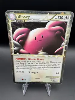 Blissey Prime 106/123 Pokemon TCG HeartGold SoulSilver Holo Rare Card - Image 1