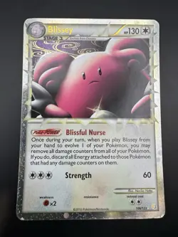 Blissey Prime 106/123 Pokemon TCG HeartGold SoulSilver Holo Rare Card - Image 3