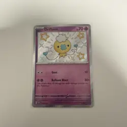 Drifloon 155/091 SV: Paldean Fates Full Art Holo Pokemon Trading Card - Image 1