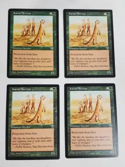 MTG Playset 4x Karoo Meerkat (Mirage/Green/U) - BGM - Image 1