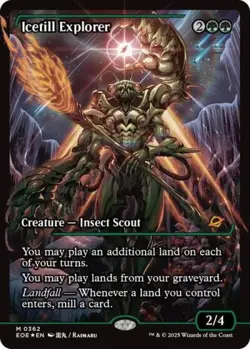 MTG English Icetill Explorer (Showcase) NM Foil Edge of Eternities - Image 1