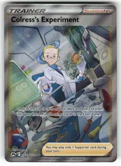 Colress's Experiment GG59/GG70 Crown Zenith Galarian Gallery Pokemon NM - Image 1