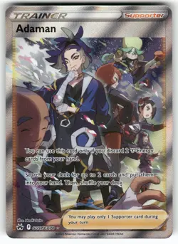Adaman GG57/GG70 Ultra Rare Crown Zenith Galarian Gallery Pokemon Near Mint - Image 1