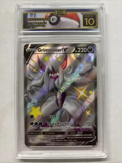 2021 Pokemon Grimmsnarl V #sv116 HGC 10 Gold Label (sb3) - Image 1