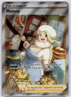 Melony GG64/GG70 Ultra Rare Crown Zenith: Galarian Gallery Pokemon Card - Image 1
