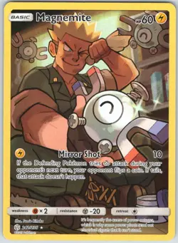 Magnemite 242/236 Secret Rare Cosmic Eclipse Pokemon NM - Image 1