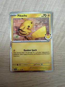 Pikachu 051/162 - Pokemon Day 2026 Stamped 30th Anniversary Cosmos - Near Mint - Image 1