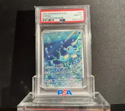 2024 HORSEA #067 POKEMON SHROUDED FABLE ILLUSTRATION RARE PSA 10 - Image 1