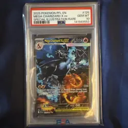 Mega Charizard X Ex 125/094 Phantasmal Flames PSA 10 Gem Mint Pokemon - Image 3