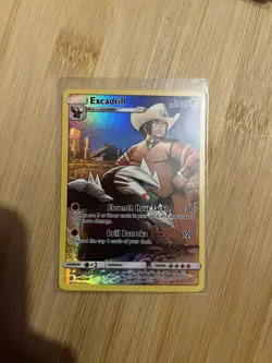 Pokemon TCG Excadrill 246/236 Sun & Moon Cosmic Eclipse Illustration Rare NM - Image 1