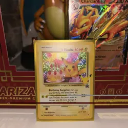 Pokemon TCG Celebrations 25th Anniversary Birthday Pikachu Holo - Image 1