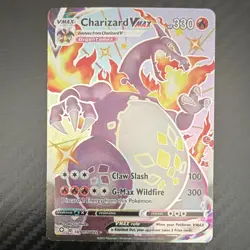 Pokemon Charizard VMAX SV107 Shining Fates Shiny Holo Rare Full Art 330 HP EN - Image 3