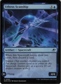 Uthros Scanship U Edge of Eternities 85 NM Foil MTG - Image 1