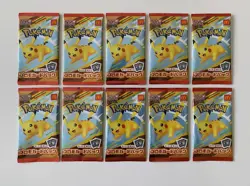 10x Pokemon TCG Pikachu 020/M-P Japanese McDonalds 2025 Promo Pack - Image 1