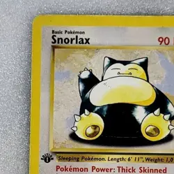 Snorlax 27/64 HP/DMG 1st Edition Jungle WoTC Non Holo Rare Pokemon TCG - Image 3