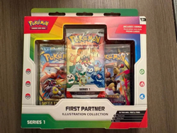 Pokemon First Partner Illustration Collection Series 1 Sealed Promo Box TCG - Image 1