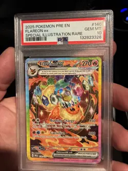 POKEMON PRE EN-PRISMATIC EVOLUTIONS FLAREON EX - Image 1