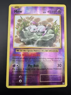 Mew 53/108 Reverse Holo Rare Pokemon XY Evolutions 2016 - Image 3
