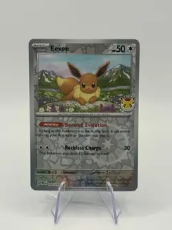 Eevee - 074/131 (Pokemon Day 2025) (Reverse Cosmos Holo) - Image 1