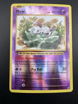 Mew 53/108 Reverse Holo Rare Pokemon XY Evolutions 2016 - Image 3