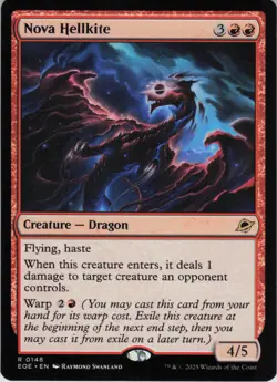 Nova Hellkite R Edge of Eternities 148 NM Normal MTG - Image 1