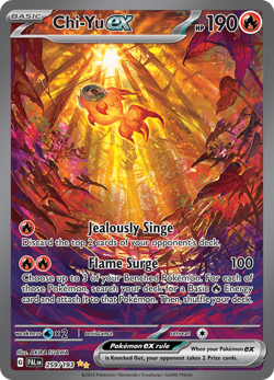 Pokemon TCG Chi-Yu ex 259/193 Full Art Ultra Rare Paldea Evolved NM/M - Image 1