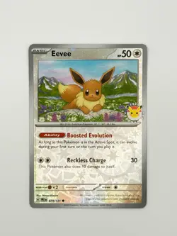 Eevee - (Pokemon Day 2025) (Reverse Cosmos Holo) 074/131 Reverse Holo - Image 1
