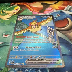 PIDGEOT EX 225/197 SPECIAL ILLUSTRATION RARE OBSIDIAN FLAMES POKEMON NEAR MINT - Image 3