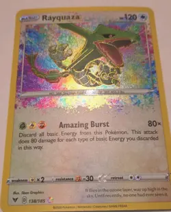 Rayquaza -Pokemon - Vivid Voltage - Amazing Rare - 138/185 LP - Image 5