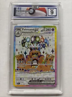 2024 Pokemon Palossand Ex #221 HGC 9 (sb3) - Image 1