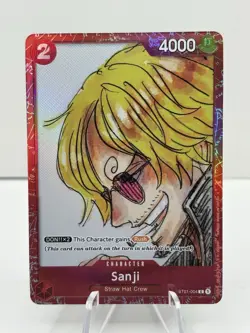 One Piece TCG - Sanji ST01-004 - Premium Card Collection ONE PIECE FILM RED - NM - Image 1