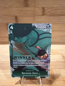 RORONOA ZORO TOURNAMENT WINNER ONE PIECE TCG EB02-019 - Winner Pack 2025 🥇 - Image 1