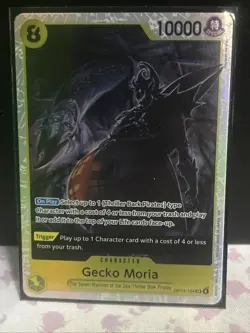 Gecko Moria OP14-104 SR The Azure Sea's Seven One Piece TCG English NM - Image 1