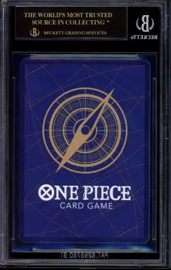 2025 One Piece OP12 Nine Sword Style Dead Man's Game #37 BGS 10 BLACK LABEL - Image 2
