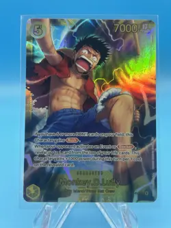 Monkey D Luffy OP15-119 SEC Full Art Textured - Piece Adventure on Kami's Island - Image 1